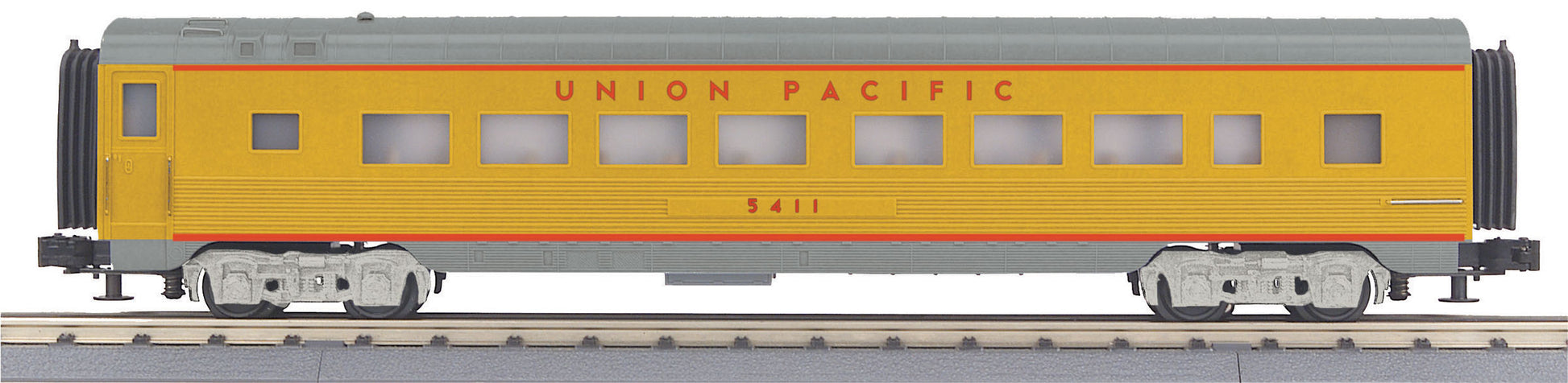 MTH 30-67823 O Union Pacific 60' Streamlined ABS Coach Car Coach - 5411