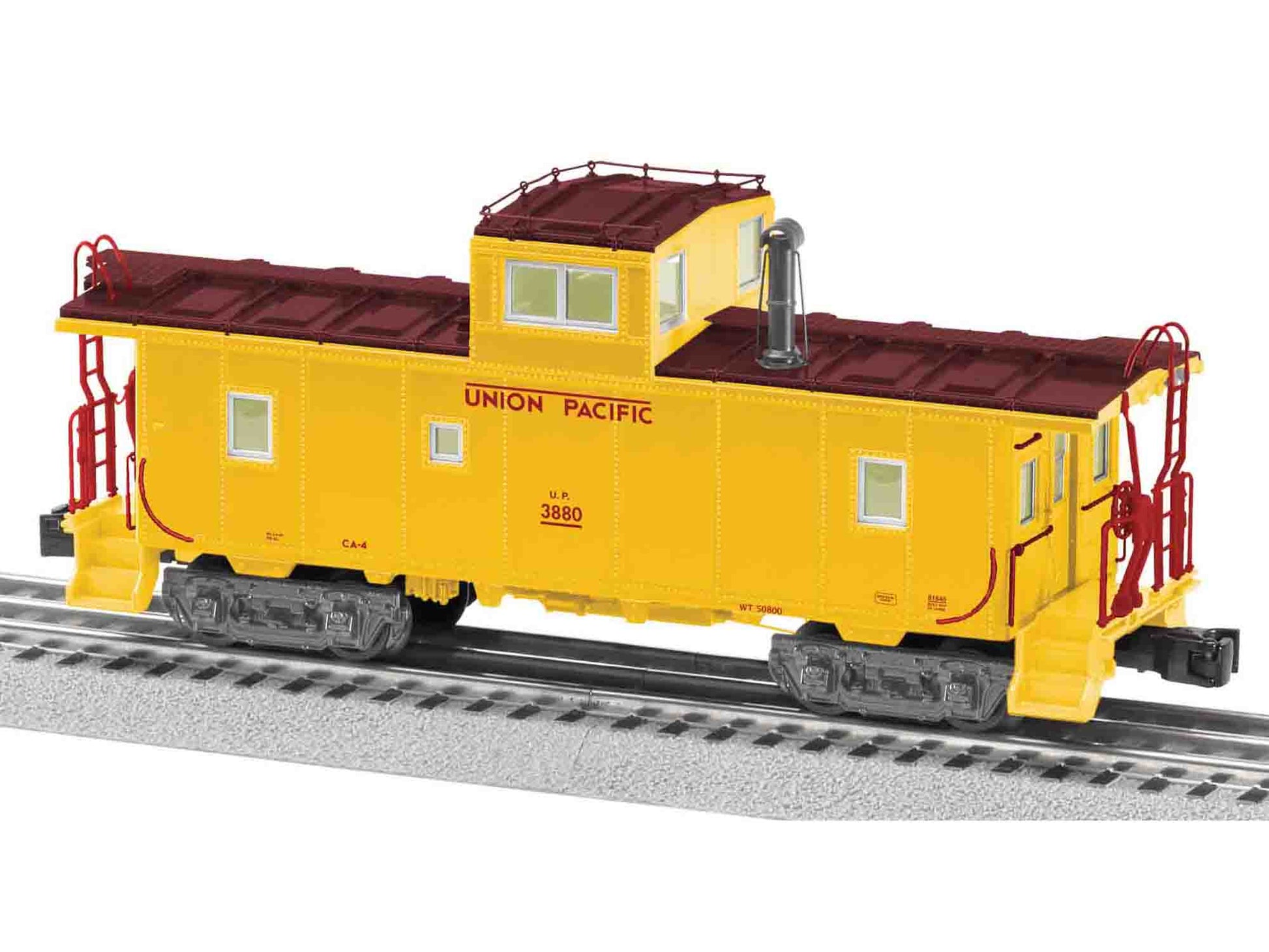 Lionel 6-81840 O Gauge Union Pacific CA-4 Caboose w/Lights & Smoke #3880