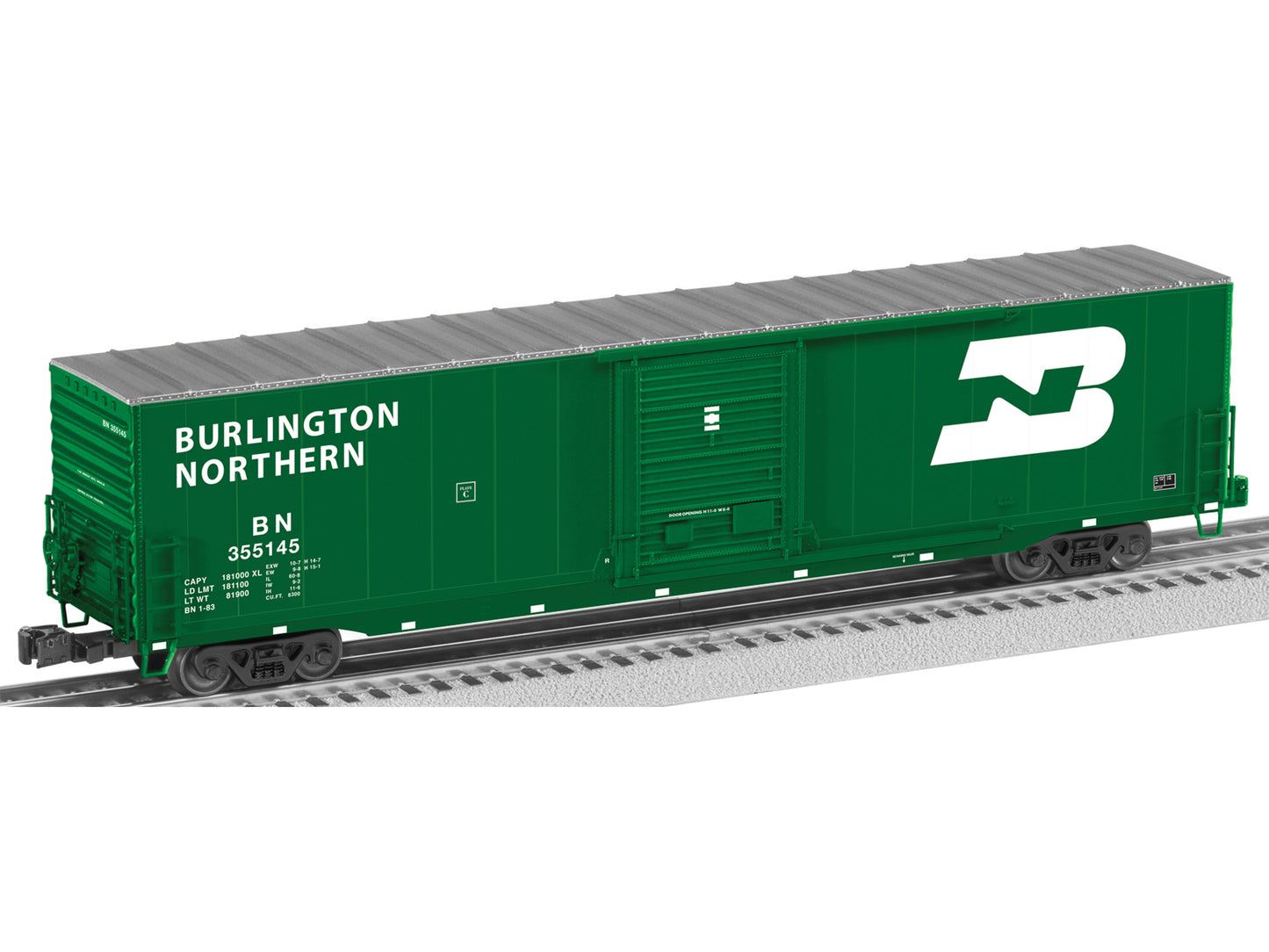 Lionel 6-82658 O Burlington Northern 60' Single-Door Boxcar 3-Rail RTR #355415