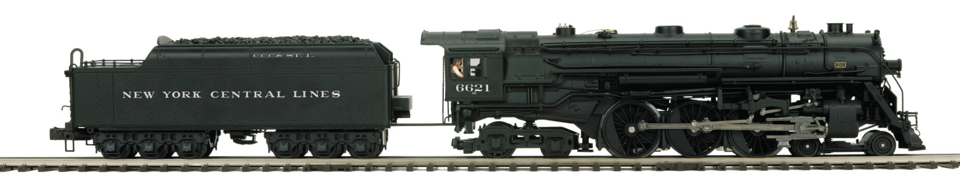 MTH 22-3582-2 New York Central Lines 4-6-4 J-1e Hudson Steam Engine #6621