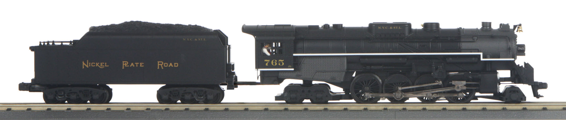 MTH 30-1629-1 O Nickel Plate Road 2-8-4 Imperial Berkshire Steam Engine #765