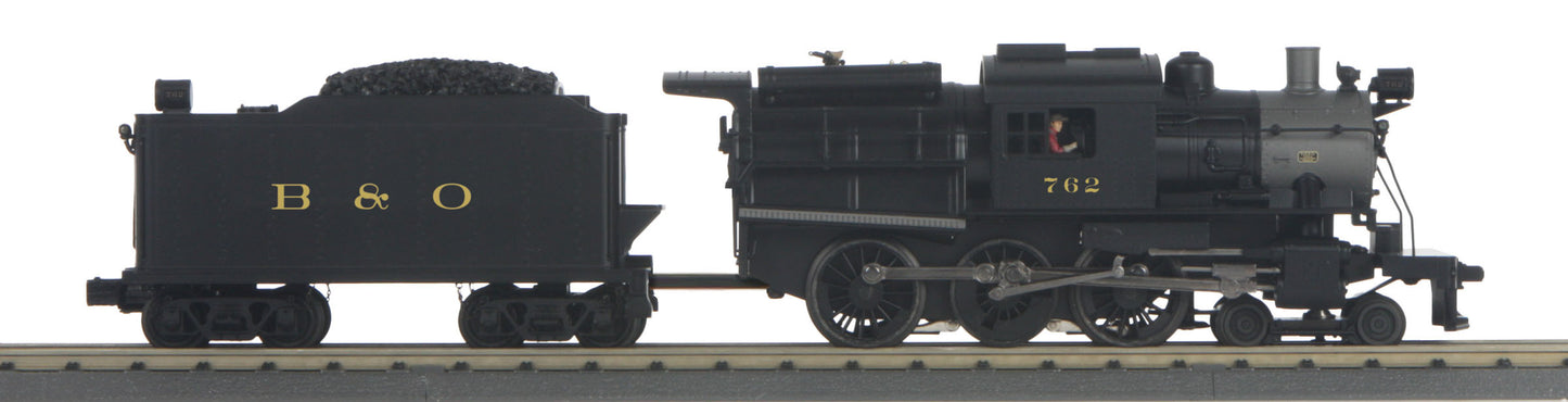 MTH 30-1638-1 O Baltimore & Ohio 4-6-0 Imperial Camelback Steam Engine #762