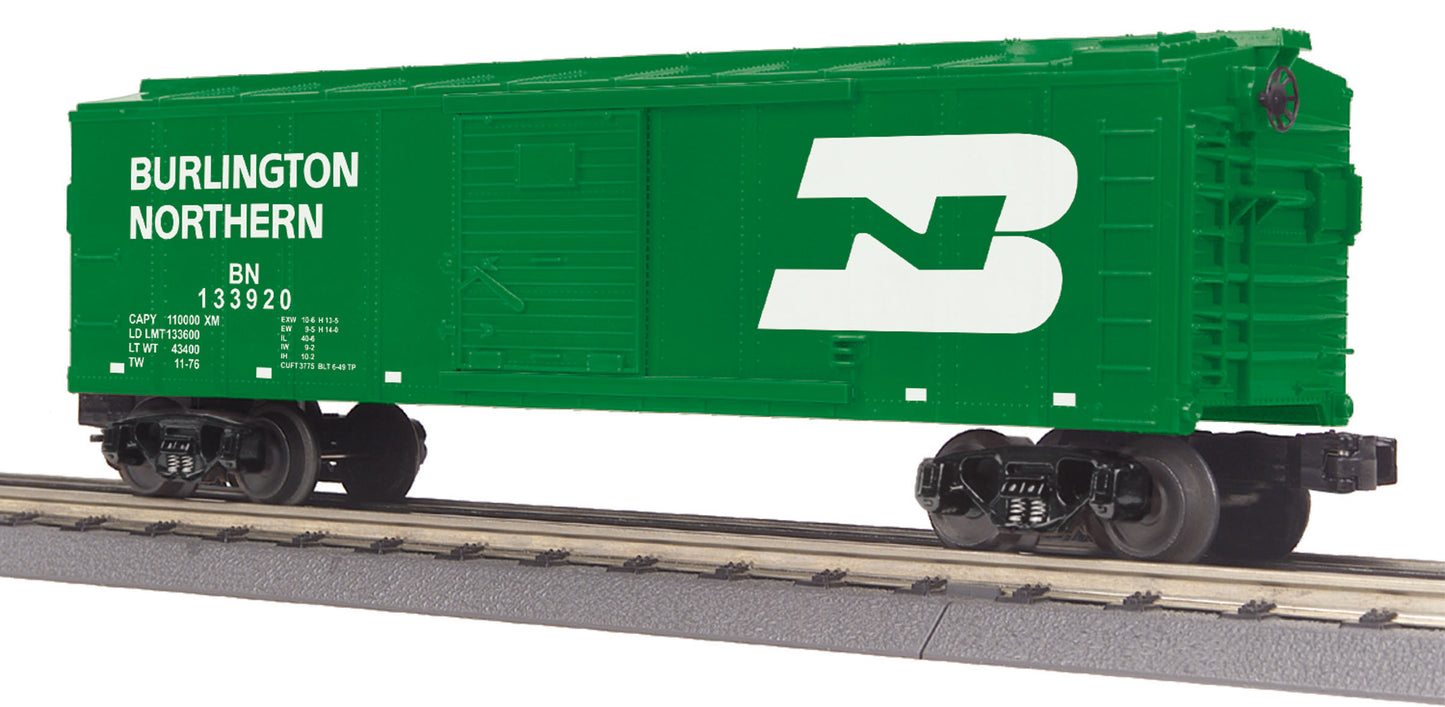 MTH 30-74744 O Burlington Northern RailKing Box Car #133920