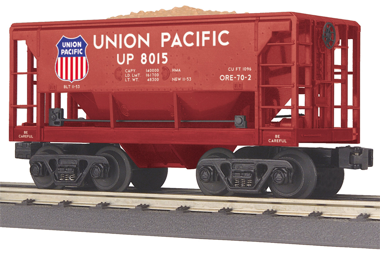 MTH 30-75516 O Union Pacific RailKing Ore Car w/Ore Load #8015