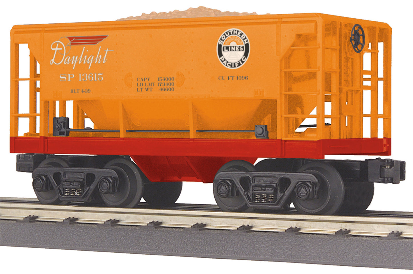 MTH 30-75520 O Southern Pacific RailKing Ore Car w/Ore Load  #13615