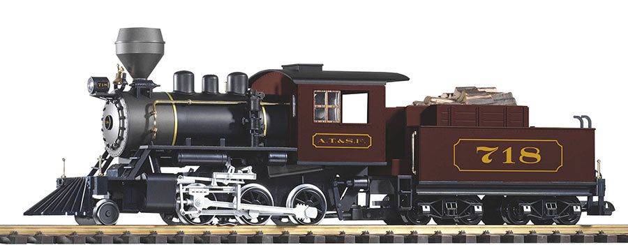 Piko 38238 G Santa Fe Mini-Mogul Steam Locomotive with Tender #718
