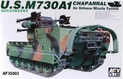 AFV Club AF35002 1:35 M730A1 Chaparral Air Defense Missile System Plastic Kit