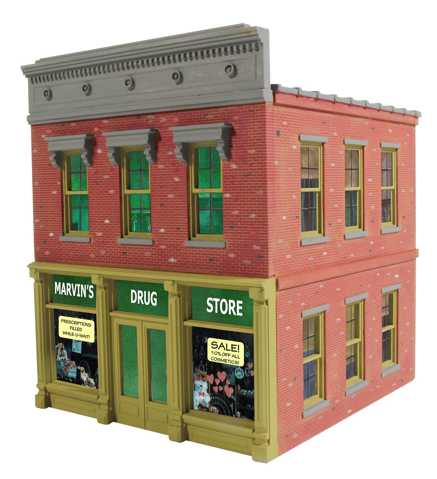 OGR 822 O Ameri-Towne Marvin's Drug Store Building Kit