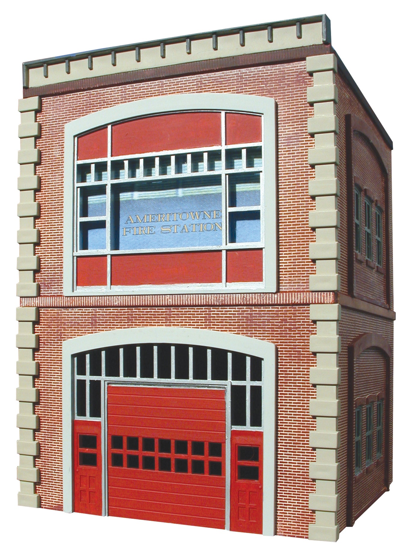 Ameri-Town 864 O Fire Station Building Kit
