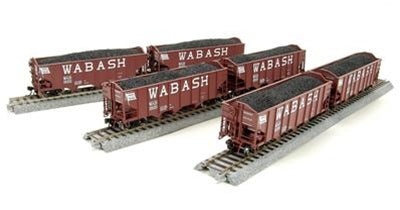 Broadway Limited 1616 HO Wabash H2a 3-Bay Hopper, AssembLed (6)