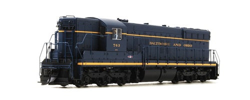 Broadway Limited 5068 HO Baltimore & Ohio EMD SD7 with Sound Blue Line™ #763