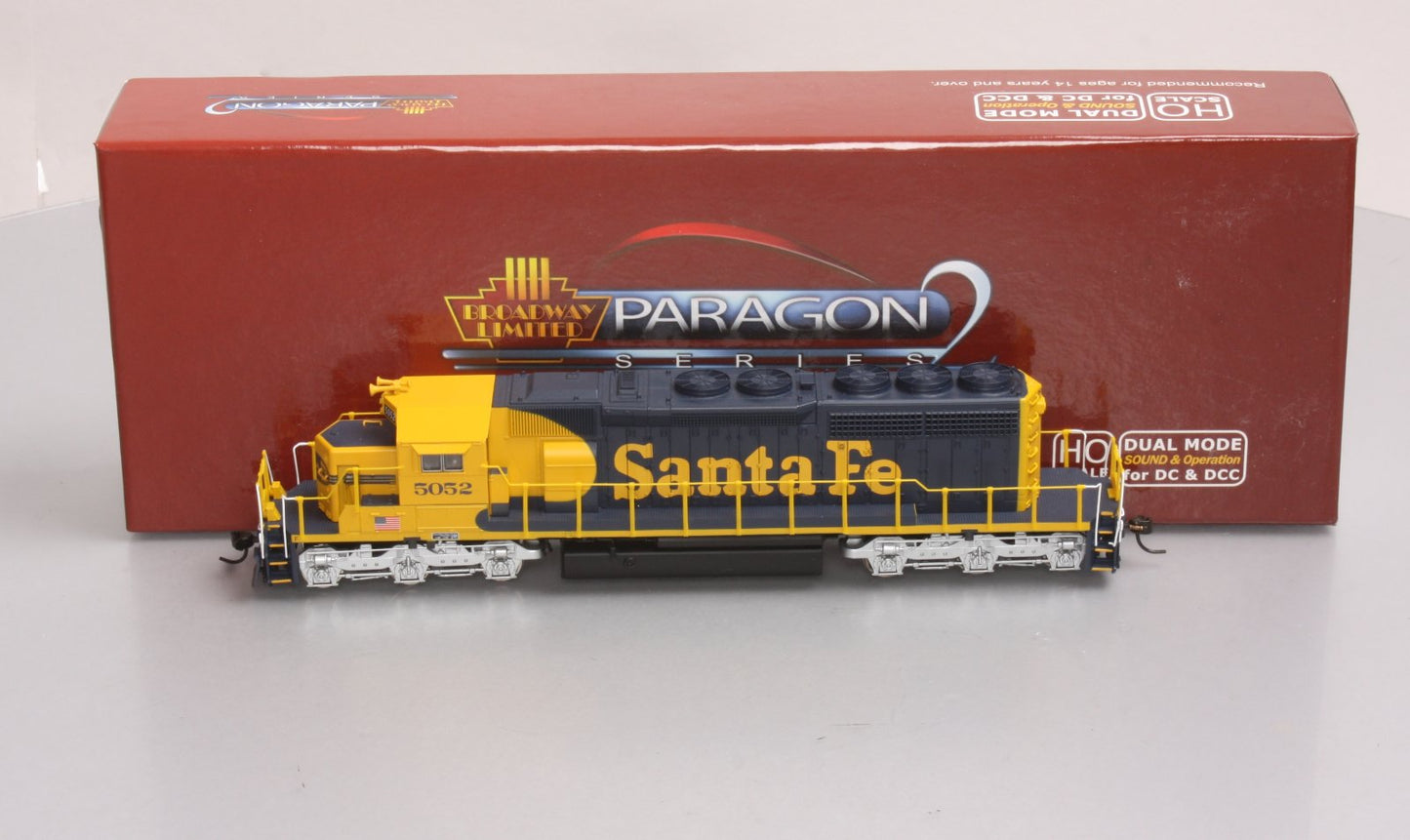Broadway Limited 2271 HO Santa Fe EMD SD40-2 Diesel Locomotive w/DCC #5052
