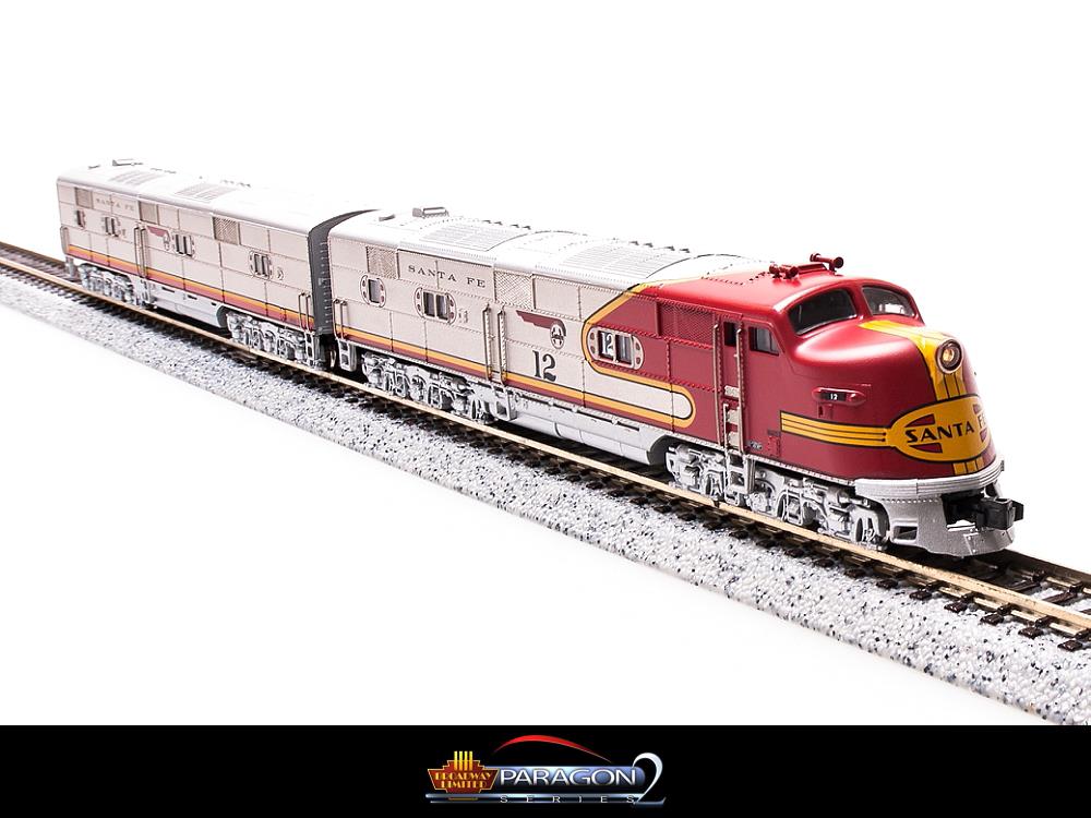 Broadway Limited 3011 N Santa Fe EMD E6A/Unpowered B Set Paragon2™ #12L,12A