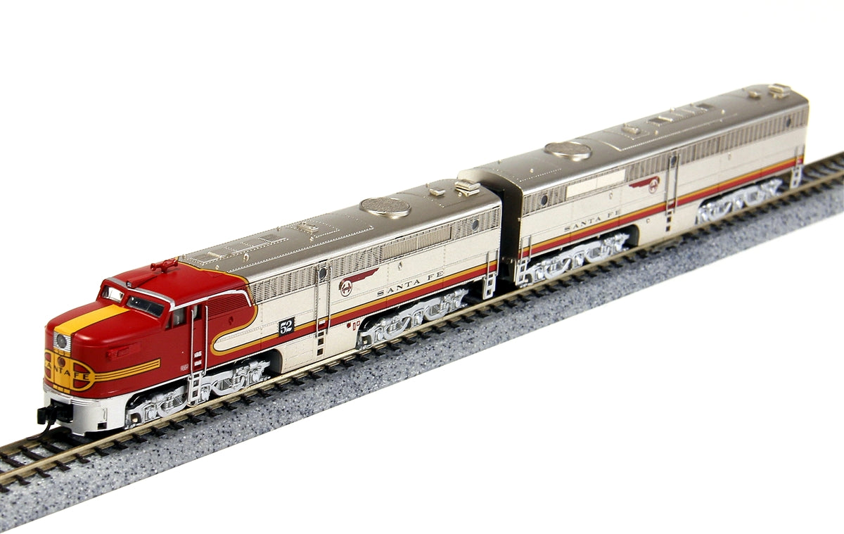 Broadway Limited 3201 N Santa Fe Alco PA1 Powered A-Unpowered B Set #52L,52A DCC