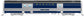 Broadway Limited 1149 HO Wabash Budd Baggage Wabash Bluebird #650