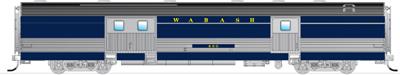 Broadway Limited 1149 HO Wabash Budd Baggage Wabash Bluebird #650