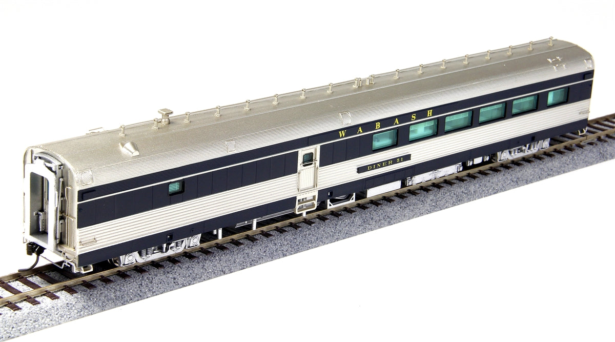 Broadway Limited 1153 HO Wabash Budd Diner Wabash Bluebird #51