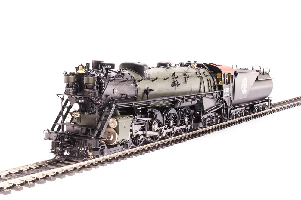 Broadway Limited 2877 HO Painted Class S-2 4-8-4 Vestibule Cab