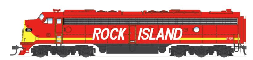 Broadway Limited 3245 N Rock Island EMD E8A Paragon2™ #652