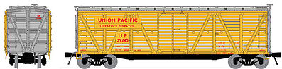 Broadway Limited 4122 HO Union Pacific PRR K7 Stock Car with Hog Sounds