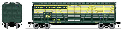 Broadway Limited 4131 HO Chicago & North Western PRR K7 Stock Car (4)