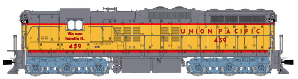 Broadway Limited 4239 HO Union Pacific EMD SD7 with Sound& DCC Paragon3™ #459