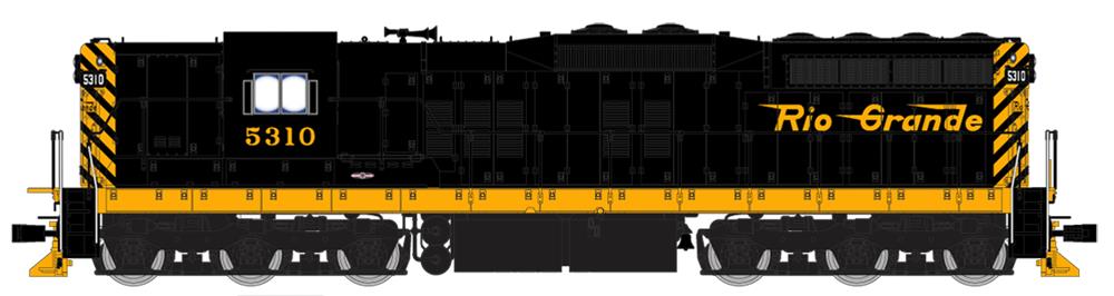 Broadway Limited 4249 HO Denver & Rio Grande Western EMD SD9 Paragon3™ #5310
