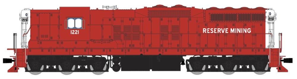 Broadway Limited 4256 HO Reserve Mining EMD SD9 Paragon3™ #1221