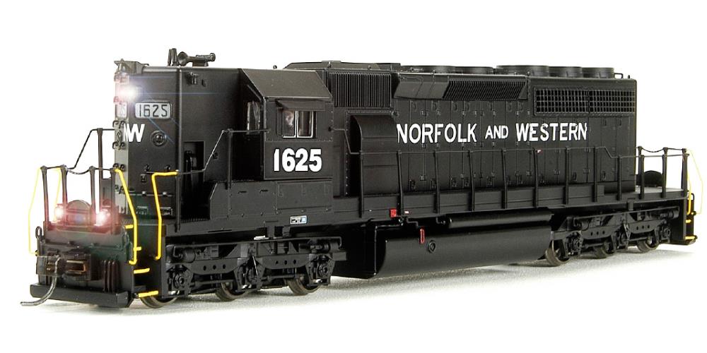 Broadway Limited 4332 HO Norfolk & Western EMD SD40-2 High-Nose #1625