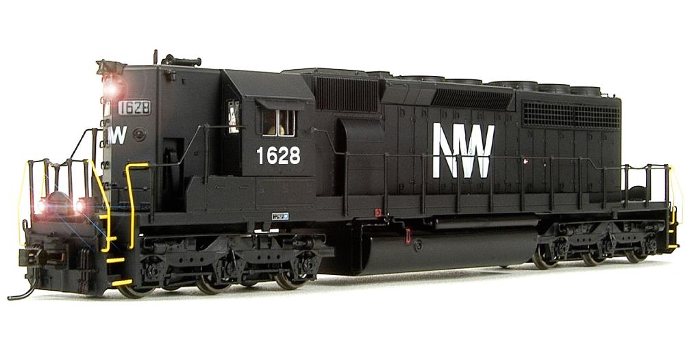 Broadway Limited 4334 HO Norfolk & Western EMD SD40-2 High-Nose #1628