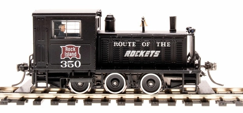 Broadway Limited 6078 HO Rock Island Plymouth WLG-8 35-Ton Switcher #350