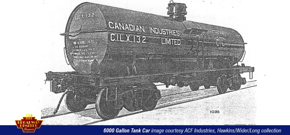 Broadway Limited 6120 HO Canadian Industries ACF Type Tank Car (Pack of 4)