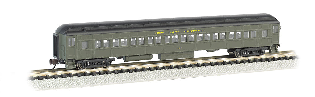 Bachmann 13754 N New York Central 72' Heavyweight Coach with Lighted Interior