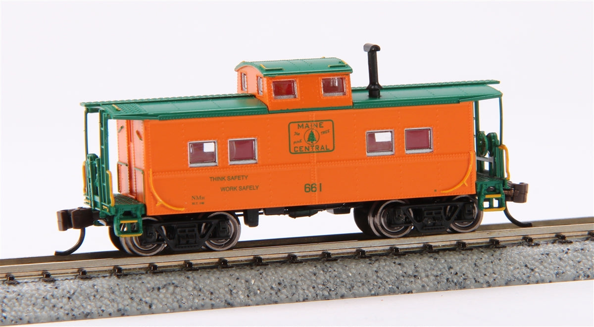 Bachmann 16854 N Maine Central Northeast-Style Steel Cupola Caboose #661