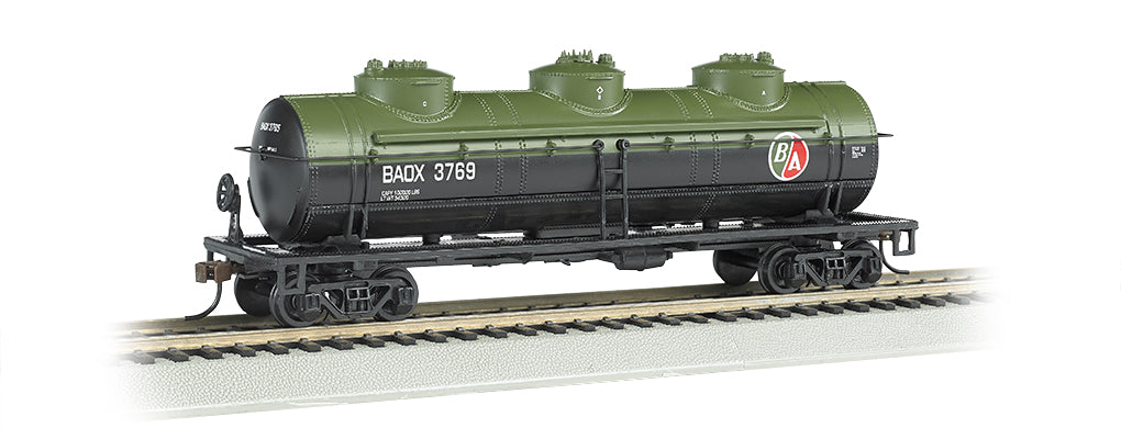 Bachmann 17102 HO British American Oil 40' Triple Dome Tank Car #3769