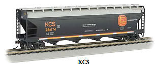 Bachmann 17553 N Kansas City Southern ACF 4-Bay Center-Flow Covered Hopper