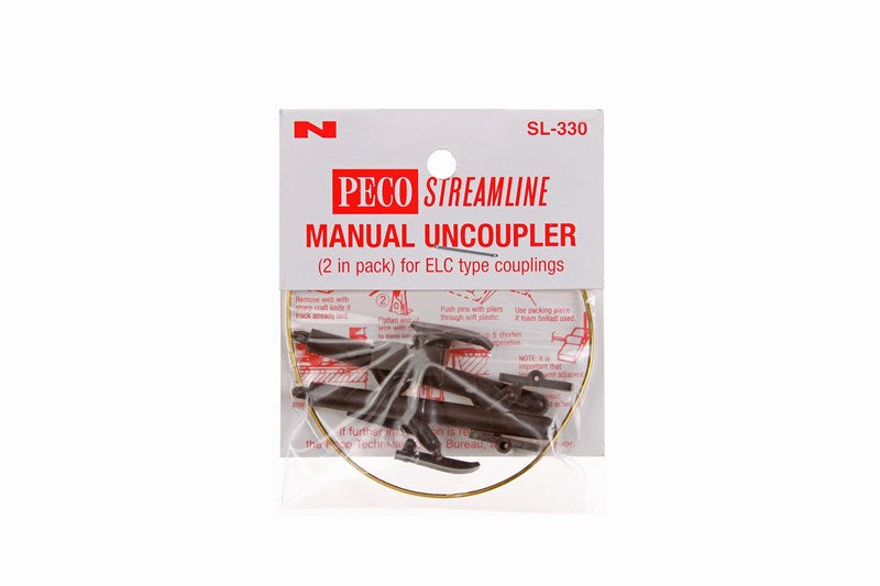 Peco SL-330 N Scale Streamline Decoupler Kit (Pack of 2)