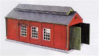Peco NB-5 N Engine Shed, Brick Built Type