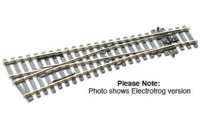 Peco SL-E92 HO Code 100 12º 24" Radius Left Hand Switch Turnout