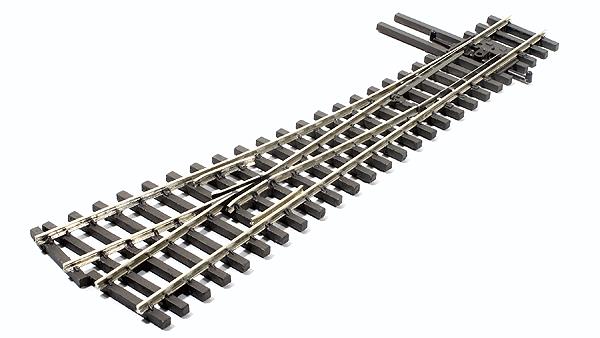 Peco SL-1551 HOn3 No.5 MED Right Hand Switch Code 70 Nickel Silver Rail