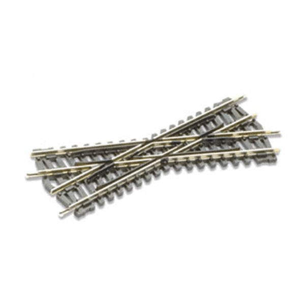 Peco SL393 N Short Insulfrog Crossing Code 80 w/ Wood Ties Streamline 25 Degrees