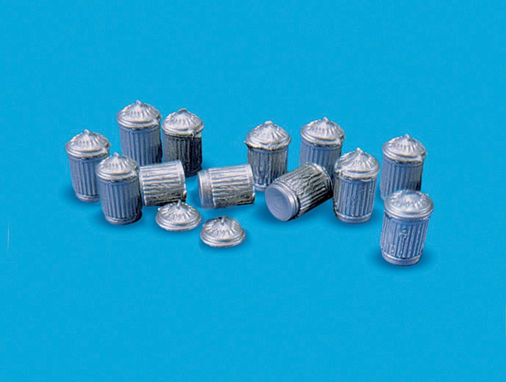 Modelscene 5083 HO/OO Dustbins (Pack of 12)