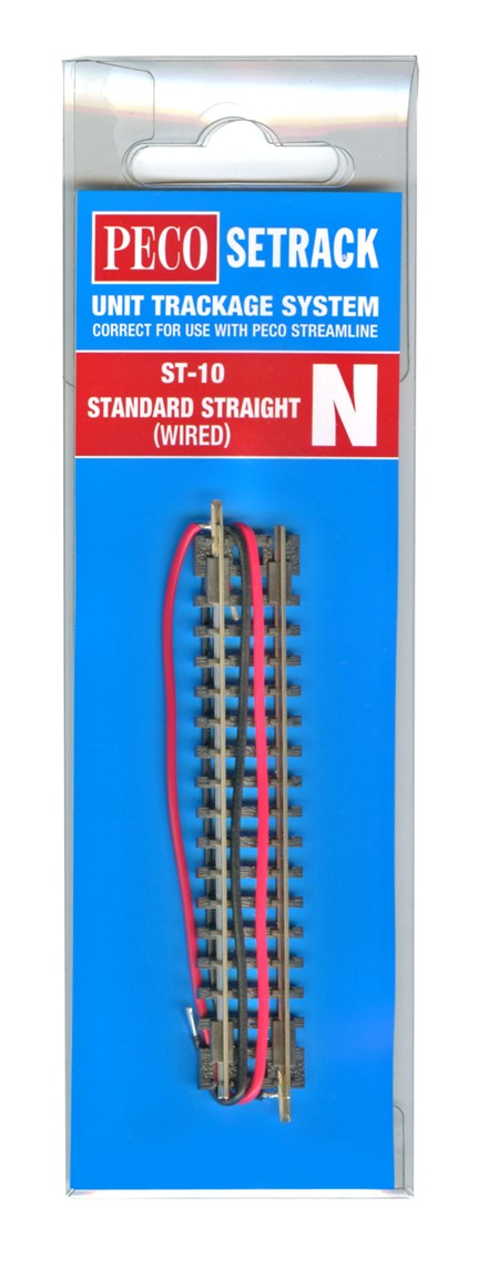 Peco ST-10 N Standard Straight (Wired)