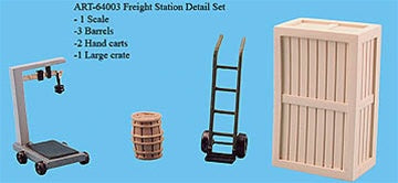 Aristo-Craft 64003 G Structure Dress-Up Detail Sets Freight Station Set
