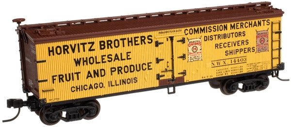 Atlas 50001262 N Horvitz Brothers NWX 40' Wood Reefer Master™ #14403