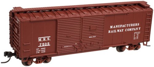 Atlas 50001277 N Manufacturers Railway Company 40' Double Door Boxcar #7505