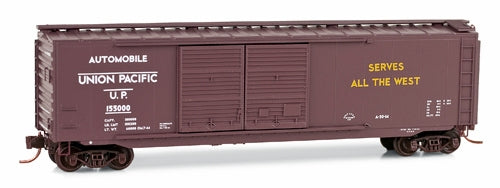 Micro-Trains 03400350 N Union Pacific 50' Standard Double Door Boxcar #155000