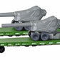 Micro-Trains 04400072 N BN 50' Straight-Side Flatcar w/Covered Tank Load #602658