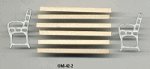 Ozark Miniatures OM-42-2 G 4' Station Bench Kit (2 Kits)