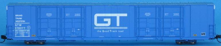 Trainworx 283110 N Grand Trunk Western Thrall 86' Hi-Cube Quad-Door #378077